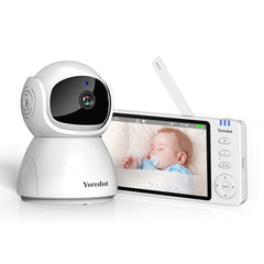 Yoredot Y-1002 Baby Monitor Night Vision Rotating Camera 5" IPS